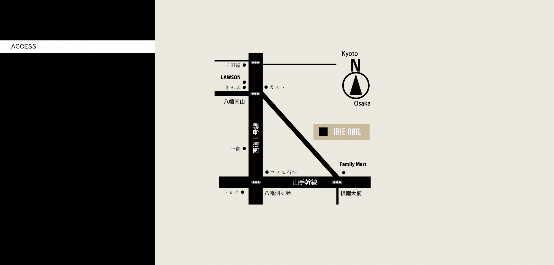 IRIENAIL map